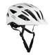 Kask rowerowy inSPORTline Winsdor ∙ nowoczesny design ∙ technologia in-mold ∙ zdejmowany daszek ∙ wysoka wentylacja - Matowa biel/przydymiony róż - Matowa biel/szary tytanowy
