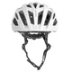 Kask rowerowy inSPORTline Winsdor ∙ nowoczesny design ∙ technologia in-mold ∙ zdejmowany daszek ∙ wysoka wentylacja - Matowa biel/przydymiony róż