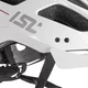Kask rowerowy inSPORTline Winsdor ∙ nowoczesny design ∙ technologia in-mold ∙ zdejmowany daszek ∙ wysoka wentylacja - Matowa biel/przydymiony róż