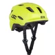 Kask rowerowy dziecięcy 2w1 inSPORTline Lumitto ∙ z lampką LED ∙ technologia in-mold ∙ regulacja pokrętłem ∙ 9 otworów wentylacyjnych - Brzoskwiniowy beż - Neon Yellow