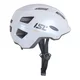 Kask rowerowy dziecięcy 2w1 inSPORTline Lumitto ∙ z lampką LED ∙ technologia in-mold ∙ regulacja pokrętłem ∙ 9 otworów wentylacyjnych - Brzoskwiniowy beż