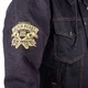 Kurtka motocyklowa W-TEC Black Heart Reeftor ∙ jeansowa ∙ kieszenie na ochraniacze pleców ∙ odpinany kaptur ∙ podszewka ∙ dresowe rękawy - Czarny