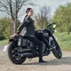 Damskie legginsy motocyklowe W-TEC Woposum - Czarny