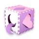 Puzzle piankowe mata dla dzieci inSPORTline Burgino 30,5x30,5x1 cm, 36 szt.