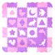 Puzzle piankowe mata dla dzieci inSPORTline Burgino 30,5x30,5x1 cm, 36 szt.