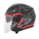 Kask motocyklowy otwarty W-TEC Barcela Vermella - Czarno-szary