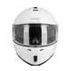 Kask motocyklowy pełny Flip-Up W-TEC Benidor - Biały błyszczący