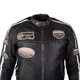 Męska skórzana kurtka motocyklowa W-TEC Sheawen Vintage - Czarny