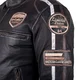 Męska skórzana kurtka motocyklowa W-TEC Sheawen Vintage - Czarny