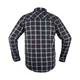 Koszula flanelowa męska motocyklowa W-TEC Black Heart Respector II - czarny z czerwonym paskiem
