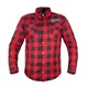 Koszula motocyklowa W-TEC Black Heart Rattlesneak - w czerwono-czarną kratkę