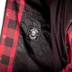 Koszula motocyklowa W-TEC Black Heart Rattlesneak - w czerwono-czarną kratkę