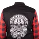Kurtka motocyklowa na chopper W-TEC Black Heart Ruffster - Czarno-czerwony