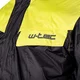 Kurtka przeciwdeszczowa na motocykl W-TEC Igava ∙ oddychająca podszewka mesh ∙ zabezpieczony suwak ∙ wysoka widoczność - czarny-fluo zielony