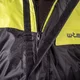 Kurtka przeciwdeszczowa na motocykl W-TEC Igava ∙ oddychająca podszewka mesh ∙ zabezpieczony suwak ∙ wysoka widoczność - czarny-fluo zielony