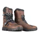 Buty motocyklowe W-TEC Lougamax CE ∙ skóra naturalna ∙ certyfikat CE ∙ wodoodporne ∙ ochraniacze kostek - Brązowy