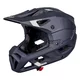 Kask downhillowy full face W-TEC Calheto ∙ odpinany regulowany daszek ∙ wentylacja 16 otworów ∙ wyjmowana wyściółka - Black Neon - Czarno-srebrny