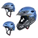 Kask Downhill na rower motor enduro  W-TEC Estreito - Matowy Niebieski - Matowy Niebieski