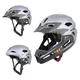 Kask Downhill na rower motor enduro  W-TEC Estreito - Matowy Niebieski - Matt Metal