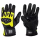 Skórzane rękawice motocyklowe W-TEC Janstur - Czarny-fluo