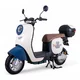 Skuter elektryczny Keren Beike 10" - brązowo-czerwony - brązowo-niebieski