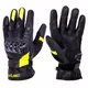 Skórzane rękawice motocyklowe W-TEC Kudavo - Czarny-fluo