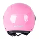 Różowy otwarty kask motocyklowy W-TEC Bareiro Fuchsia ∙ podnoszony wizjer ∙ wyjmowana wyściółka ∙ zapięcie mikrometryczne