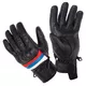 Letnie skórzane rękawice motocyklowe W-TEC Laudero - Czarny