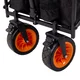 Składany wózek transportowy inSPORTline Wagoner ∙ nośność 120 kg ∙ pojemność 200 l ∙ waga 8,5 kg ∙ rama stal węglowa ∙ szerokie koła gumowe