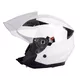 Kask motocyklowy otwarty z blendą W-TEC Putta - czarno-brązowy