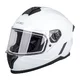 Kask integralny dziecięcy W-TEC Basmeck ∙ homologacja ∙ ABS ∙ zamykana wentylacja ∙ wyjmowana wyściółka ∙ zapięcie mikrometryczne - błyszczący biały