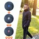 Męska kurtka ogrzewana z kapturem W-TEC HEATborg  -OUTLET - Czarny