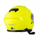 Kask motocyklowy z otwieraną szczęką + blenda W-TEC Cullo - Fluo żółty