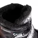 Łyżwy regulowane z ocieplanym futerkiem WORKER Niorto black - Czarny