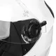 Kask motocyklowy otwarty W-TEC Barcela - Biały błyszczący