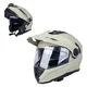 Kask motocyklowy enduro Flip-Up W-TEC Biscaia P/J - beżowy matowy
