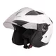Kask motocyklowy otwarty W-TEC Barcela - Biały błyszczący