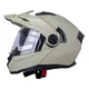 Kask motocyklowy enduro Flip-Up W-TEC Biscaia P/J - beżowy matowy