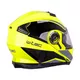 Kask motocyklowy pełny W-TEC Banelmeda - Czarny-fluo żółty
