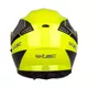 Kask motocyklowy pełny W-TEC Banelmeda - Czarny-fluo żółty