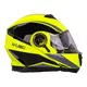 Kask motocyklowy pełny W-TEC Banelmeda - Czarny-fluo żółty