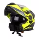 Kask motocyklowy pełny W-TEC Banelmeda - Czarny-fluo żółty