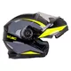 Kask motocyklowy pełny W-TEC Banelmeda - Czarny-fluo żółty