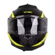 Kask motocyklowy pełny W-TEC Banelmeda - Czarny-fluo żółty