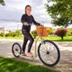 Hulajnoga na pompowanych kołach z koszykiem inSPORTline Olmina 26/20"