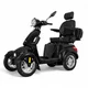Czterokołowy skuter-wózek elektryczny inSPORTline Antun ∙ 1000 W ∙ zasięg do 50 km ∙ nośność 150 kg - Czarny - Czarny