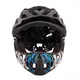 Kask Downhill na rower motor enduro zjazdowy W-TEC Delgada - Freestylowy błękit