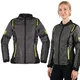 Damska letnia kurtka motocyklowa W-TEC Jelsa - szaro-fluo