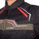 Męska kurtka motocyklowa na lato W-TEC Rovin - czarno-zielono-czerwony