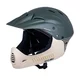 Kask downhillowy W-TEC Campanero Coast Forest ∙ full face/open face ∙ zintegrowana osłona ∙ rozmiar S-L ∙ norma EN 1078